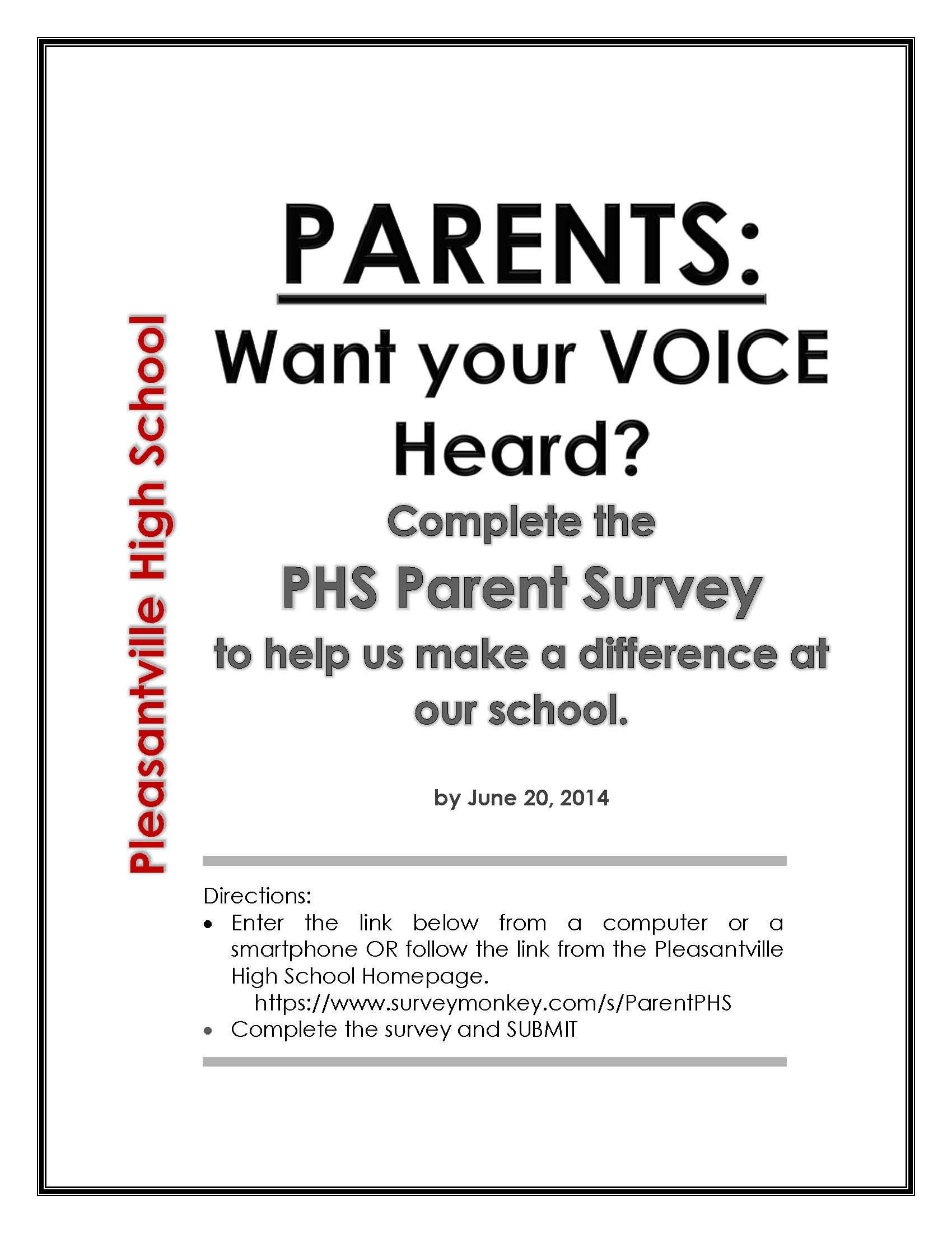 parent school survey