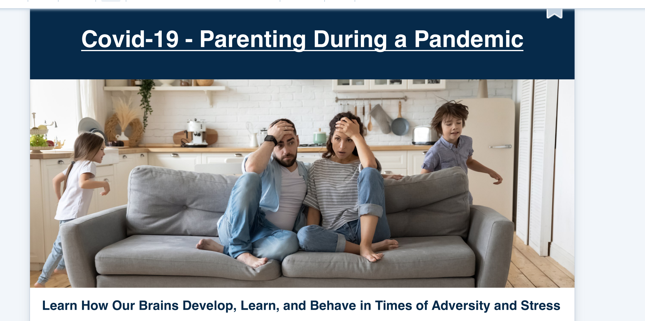Covid Parenting During A Pandemic