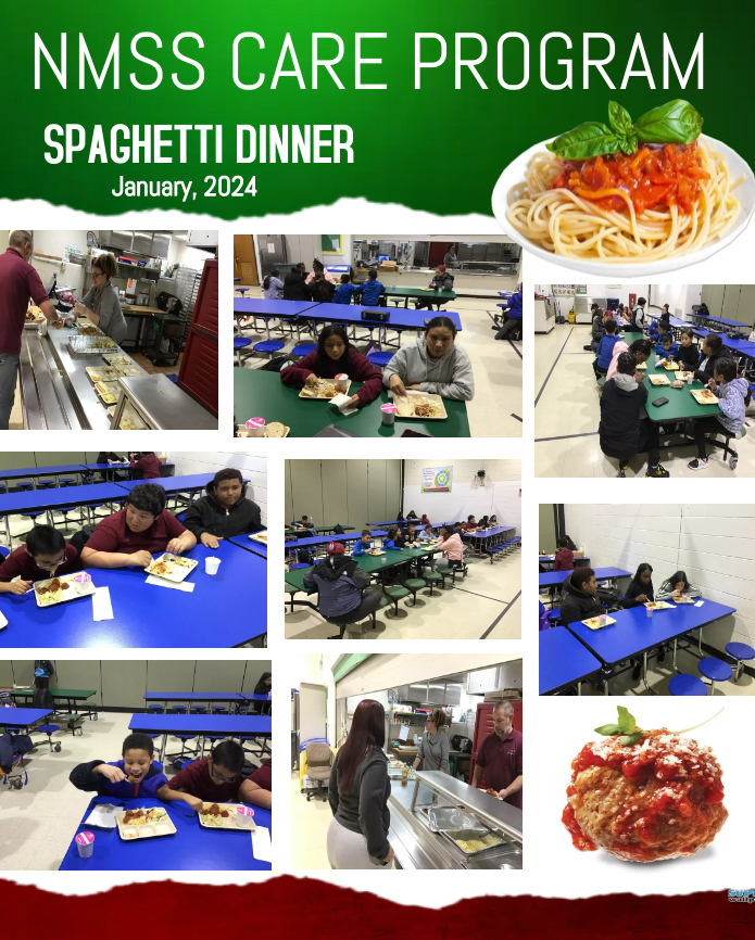 NMSS CARE Program Spaghetti Dinner Images January 2024